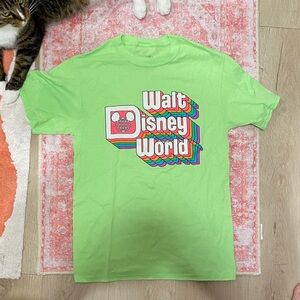 Disney Vibrant Green Graphic Tee